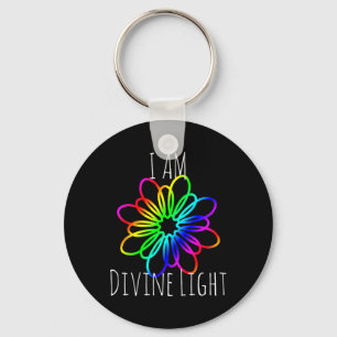 Ik Ben Een Divine Light Yoga Meditatie Geschenk T- Sleutelhanger