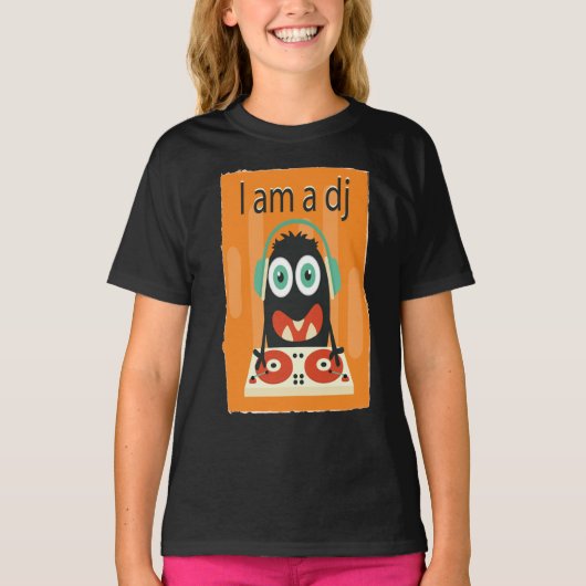"Ik ben een DJ" Funny Cute Mannen Clothing van het T-shirt (Voorkant)