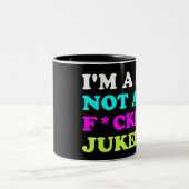 Ik ben een DJ, geen jukebox Mok | Muziek in Ibiza  (Center)