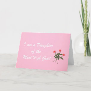 Ik ben een dochter van de hoogste God! Kaart