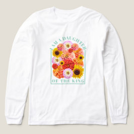 Ik Ben een Dochter van de Koning Christelijke Bloe Tri-Blend Shirt