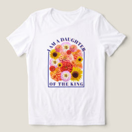 Ik Ben een Dochter van de Koning Christelijke Bloe Tri-Blend Shirt