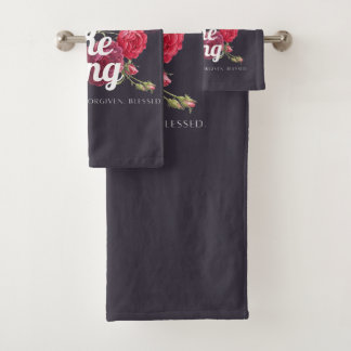 "Ik ben een dochter van de Koning" Handdoekenset Bad Handdoek