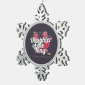 "Ik ben een dochter van de Koning" Kerst Ornament (Rechts)