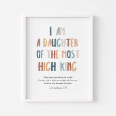 Ik ben een dochter van het hoogste poster