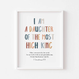 Ik ben een dochter van het hoogste poster