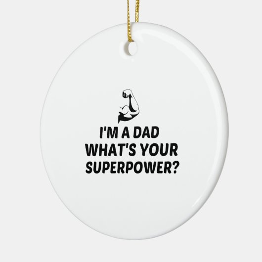 IK BEN EEN DODE WAT JE SUPERPOWER IS KERAMISCH ORNAMENT (Links)