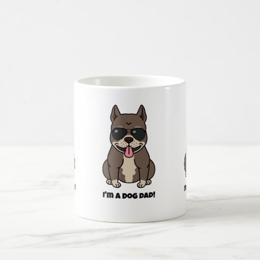 Ik ben een Dog Dad mok - ideaal voor Vaderdag (Center)