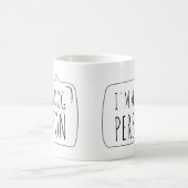 Ik ben een Dog Person Koffiemok (Center)