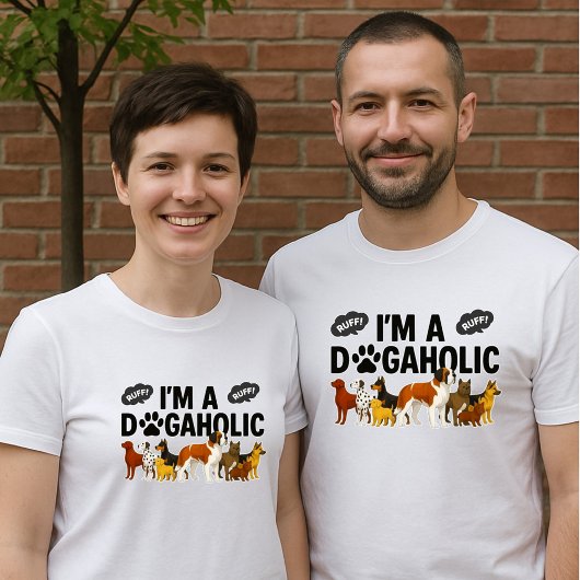 Ik ben een dogaholic - Ruff - Ruff Unisex T-shirt