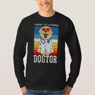 Ik ben een Dogtor Veterinarian Animal Doctor Futur T-shirt