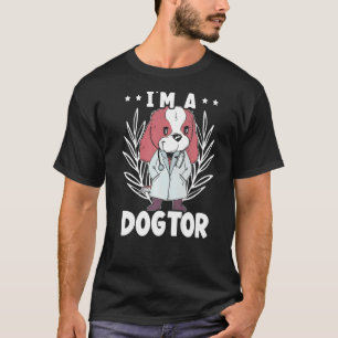 Ik ben een Dogtor Veterinarian Animal Doctor Futur T-shirt