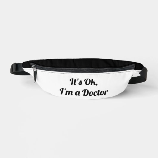 Ik ben een dokter. heuptasje (Voorkant)
