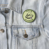 Ik ben een dokter ronde button 5,7 cm (In situ)