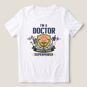 Ik ben een dokter – Wat is je superkracht Tri-Blend Shirt