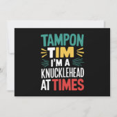 Ik ben een domkop op Times Tim Walz Debat 2024 Kaart (Voorkant)