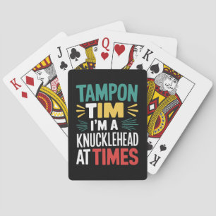 Ik ben een domkop op Times Tim Walz Debat 2024 Pokerkaarten