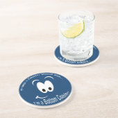 Ik ben een donker Onderzetter. Zandsteen Onderzetter (Zijkant)