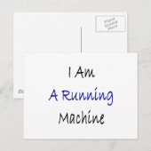 Ik ben een draaiende machine briefkaart (Voorkant / Achterkant)