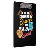 Ik ben een drama koningin klembord (Rechts)