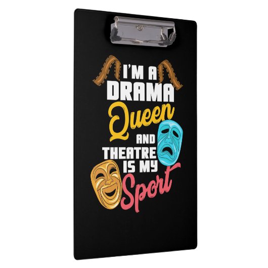 Ik ben een drama koningin klembord (Rechts)