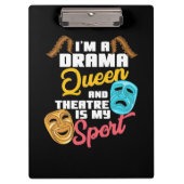 Ik ben een drama koningin klembord (Voorkant)