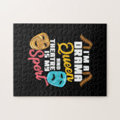 Ik ben een drama koningin legpuzzel (Horizontaal)