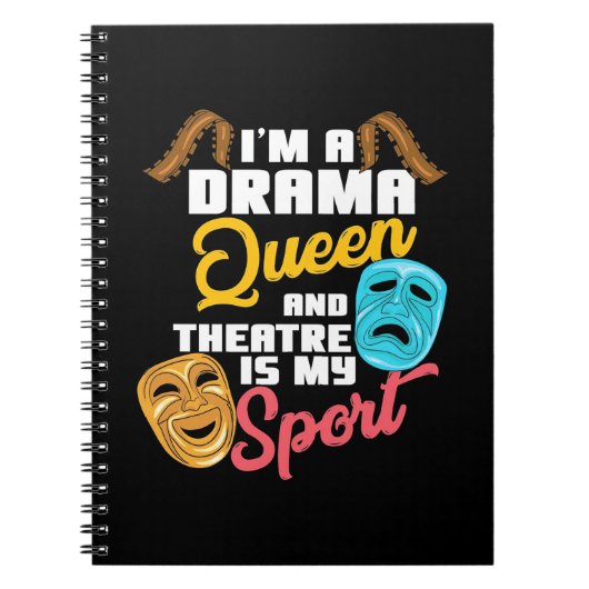 Ik ben een drama koningin notitieboek (Voorkant)