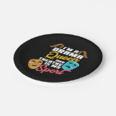 Ik ben een drama koningin papieren bordje (Gekanteld)