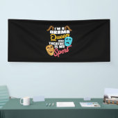 Ik ben een drama koningin spandoek (Beurs)