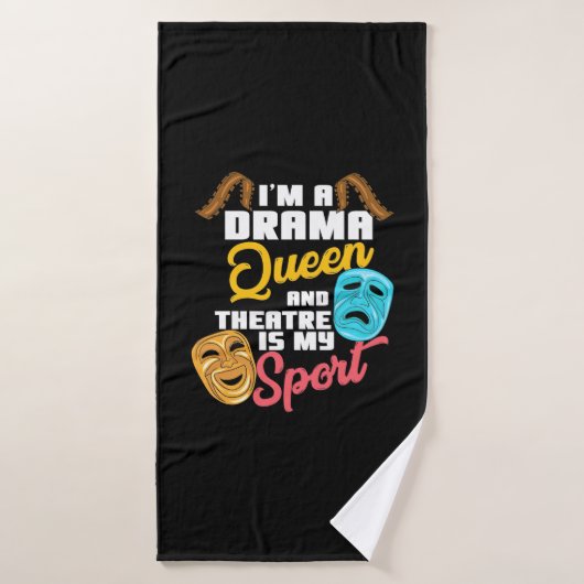 Ik Ben Een Dramakoningin Badhanddoek (Badhanddoek)