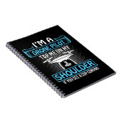 Ik ben een dronepiloot, sla op schouder als Cop ko Notitieboek (Rechterzijde)