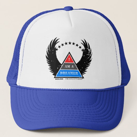 ik ben een droom2 - Gepersonaliseerd Trucker Pet (Voorkant)
