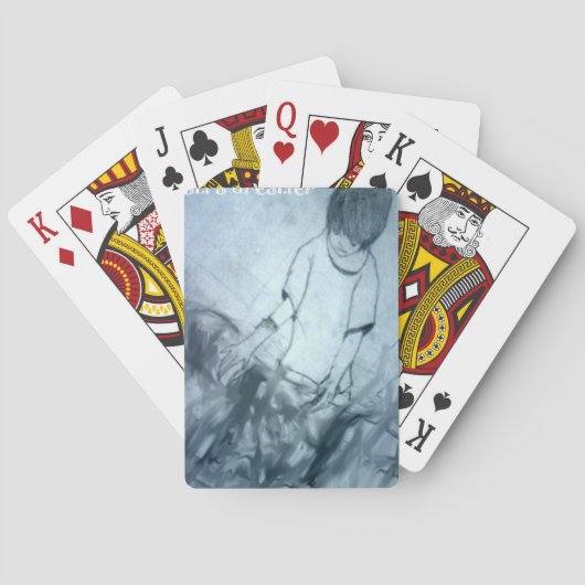 Ik ben een droommanga anime pokerkaarten (Achterkant)