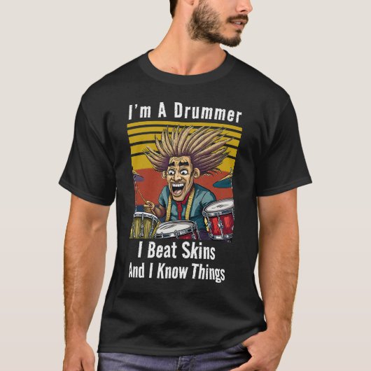 Ik ben een drummer T-shirt (Voorkant)