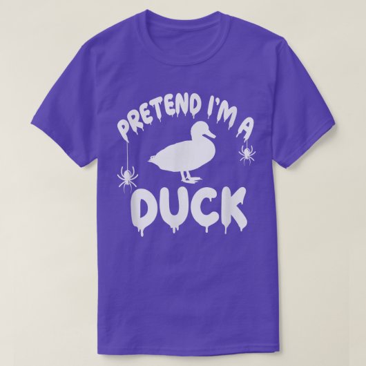 Ik ben een Duck Mallard - Spooky Cute Simple Qu T-shirt (Design voorkant)