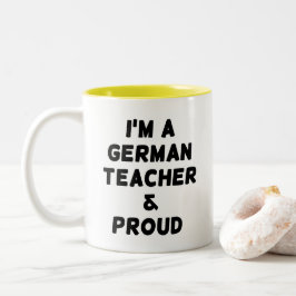 IK BEN EEN DUITSE LERAAR & TROTS TWEEKLEURIGE KOFFIEMOK