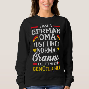 Ik ben een Duitse Oma Grandma Deutschland Duitslan Trui