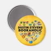 Ik ben een Dustin Stevens Bookaholic Magnet (Voorkant / Achterkant)