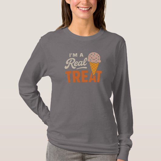IK BEN EEN ECHT LECKERNIJ T-SHIRT (Voorkant)