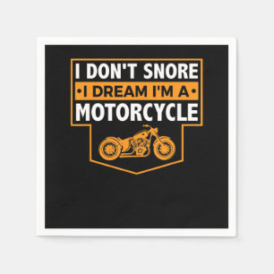 Ik ben een echt motorfietscadeau voor motorfietsen servet