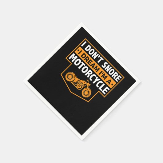 Ik ben een echt motorfietscadeau voor motorfietsen servet (Hoek)