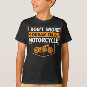 Ik ben een echt motorfietscadeau voor motorfietsen t-shirt