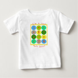 Ik ben een echt Wiskunde Genius Baby T-shirt