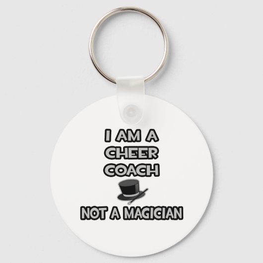 Ik ben een echte coach... Geen tovenaar Sleutelhanger (Voorkant)