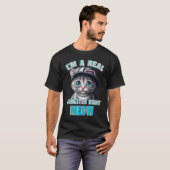 Ik ben een echte gister, Meow Cute Kitten T-shirt (Voorkant volledig)