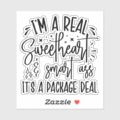 Ik ben een echte lieverd sticker (Vel)