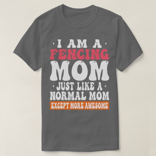 Ik ben een echte mam, net als normale mam behalve t-shirt (Design voorkant)