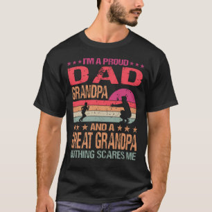Ik ben een echte vader, opa en een grote opa. t-shirt