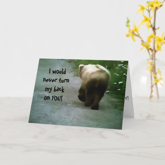 IK BEN EEN ECHTE ZUSJE EN ZAL JE VERJAARDAG NOOIT KAART (Gele Bloem)